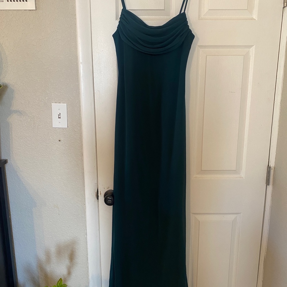 Lulu's Dark Green Maxi Dress